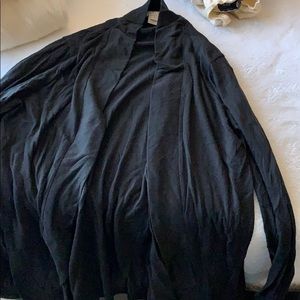 black cardigan